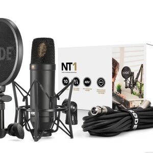 RODE NT-1 Black Studio Microphone Kit **New, unopened in box**